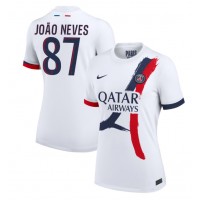 Paris Saint-Germain Joao Neves #87 Vonkajší Ženy futbalový dres 2024-25 Krátky Rukáv